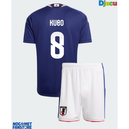 Japan Takefusa Kubo #8 Domaci Dres za djecu SP 2026 Kratak Rukav (+ Kratke hlače)
